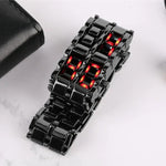 Montre LED - Style Samouraï