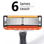 ProShave 6 – Lames de rasoir à 6 lames en lots de 24/48 pièces. Rasage classique et sûr avec six lames pour précision, confort et longue durée de vie