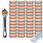 ProShave 6 – Lames de rasoir à 6 lames en lots de 24/48 pièces. Rasage classique et sûr avec six lames pour précision, confort et longue durée de vie