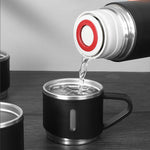 Thermos 500Ml avec 3 Tasses