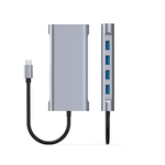 Adaptateur USB-C 11 en 1 HDTV 4K pour PC, MacBook et Tablette...